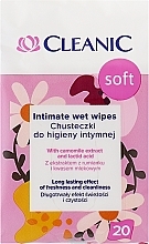 Servietten für die Intimhygiene 20 St. - Cleanic Soft Intimate Wet Wipes — Bild N1