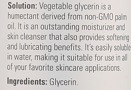 100% Reines pflanzliches Glyzerin - Now Foods Solution Vegetable Glycerine — Bild N4