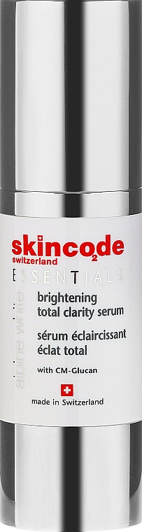 Gesichtsserum mit Vitamin B3 und Alpinpflanze - Skincode Essentials Alpine White Brightening Total Clarity Serum — Bild N2