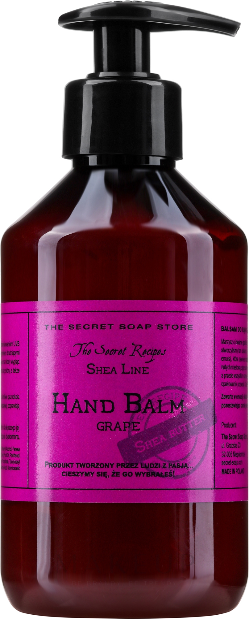 Handbalsam mit Traubenduft - Soap&Friends Shea Line Grape Hand Balm — Bild 300 ml