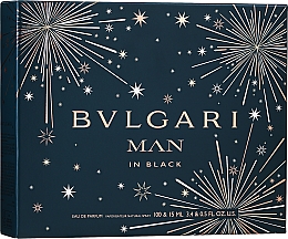 Bvlgari Man In Black - Duftset (Eau de Parfum 100ml + Eau de Parfum 15ml)  — Bild N1