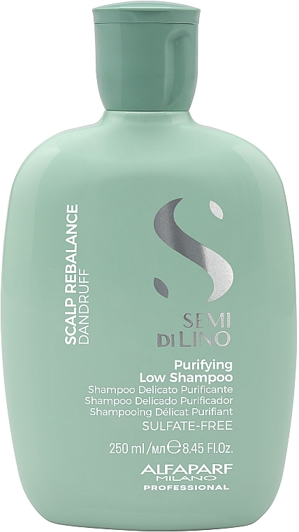 Reinigungsshampoo gegen Schuppen - Alfaparf Semi Di Lino Scalp Rebalance Purifying Low Shampoo