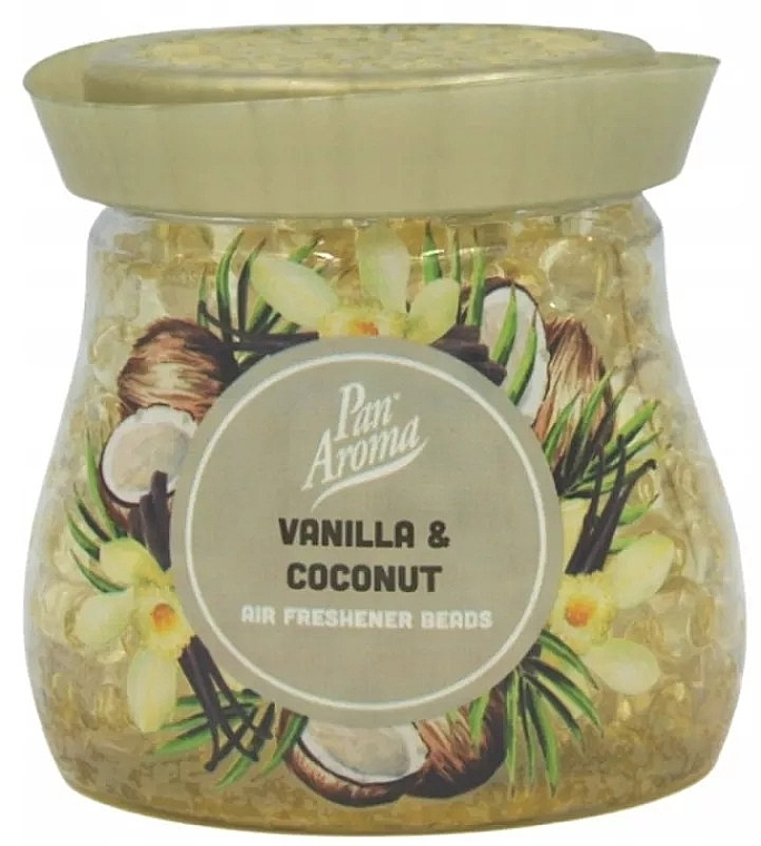 Gel-Lufterfrischer Vanille und Kokosnuss - Pan Aroma Vanilla & Coconut Air Freshener Beads — Bild N1