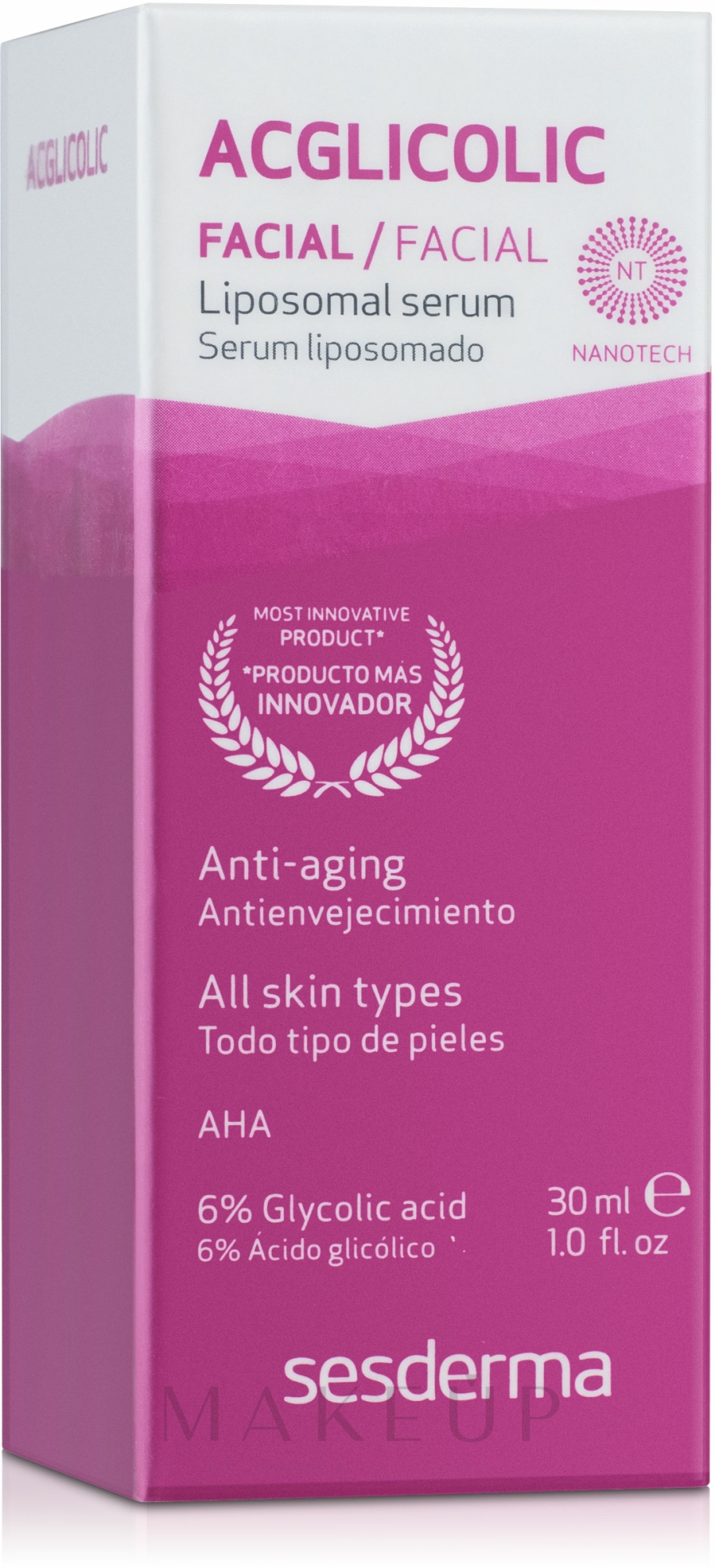 Anti-Aging Gesichtsserum mit Liposomen - SesDerma Laboratories Acglicolic Liposomal Serum — Bild 30 ml