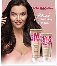 Düfte, Parfümerie und Kosmetik Haarpflegeset - Dermacol Hair Ritual Brunette (Shampoo 250ml + Conditioner 200ml)