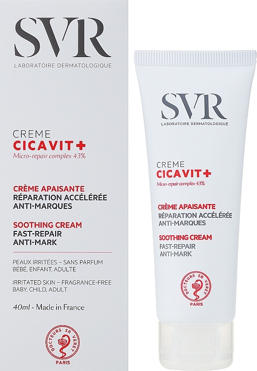 Beruhigende und regenerierende Körper- und Gesichtscreme - SVR Cicavit+ Soothing Cream — Bild N2