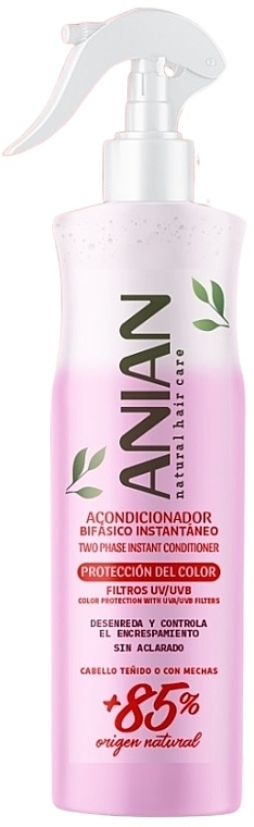 Conditioner-Spray für gefärbtes Haar - Anian Natural Color Protection Two Phase Instant Conditioner — Bild N1