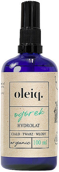 Gurkenhydrolat für Gesicht, Körper und Haar - Oleiq Cucumber Hydrolat — Bild N1