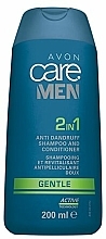 Düfte, Parfümerie und Kosmetik Anti Schuppen Kräftigendes Shampoo - Avon Care Men 2in1 Gentle
