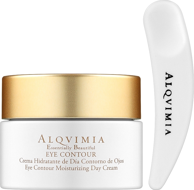 Feuchtigkeitsspendende Augencreme für den Tag - Alqvimia Essentially Beautiful Eye Contour Moisturizing Day Cream — Bild N1