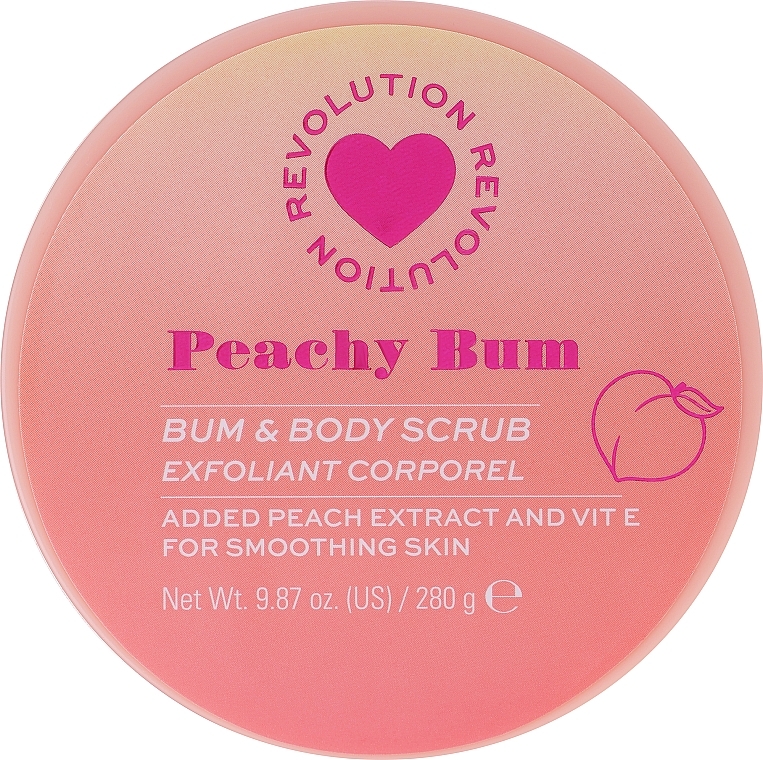 Po-Peeling - I Heart Revolution Peachy Bum Body Sugar Polish — Bild N1