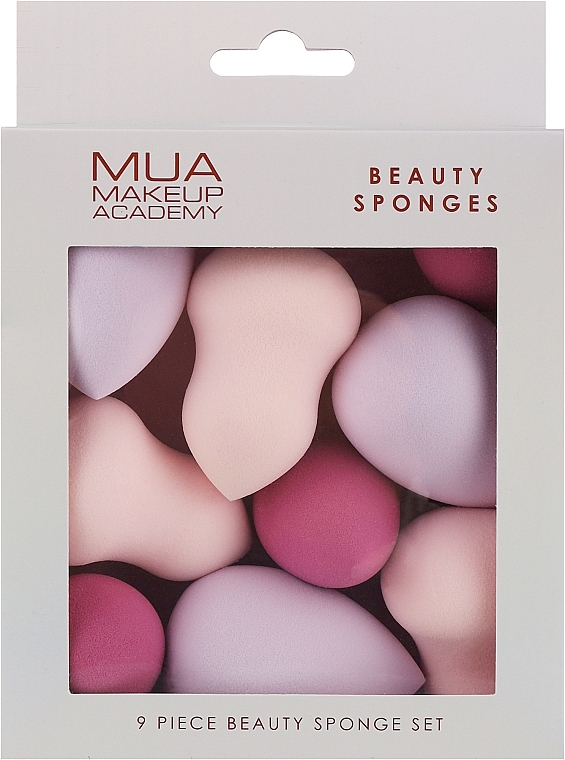 Make-up Schwamm Set 9 St. - MUA 9 Piece Makeup Sponge Set  — Bild N1