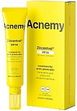 Sonnenschutzcreme für zu Akne neigende Haut - Acnemy Zitcontrol SPF 50 Treatment For Acne-Prone Skin — Bild N1