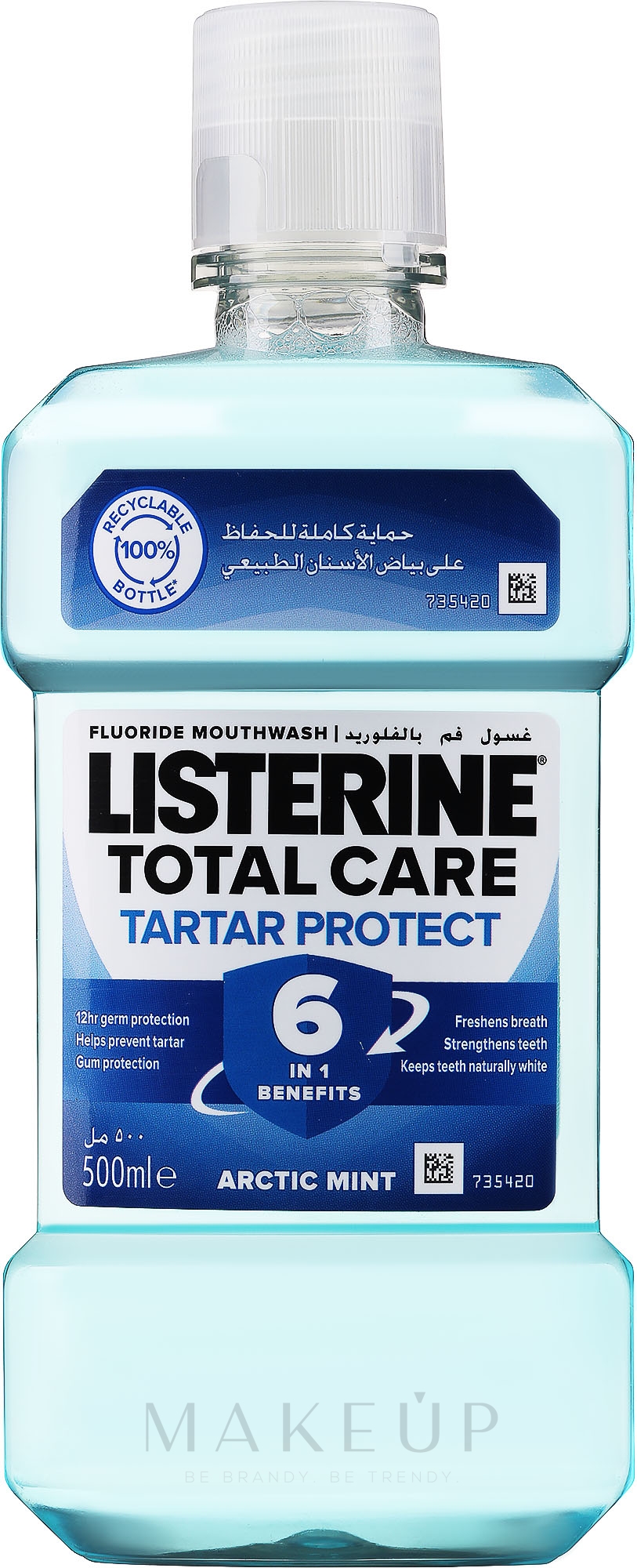 Mundspülung gegen Zahnstein - Listerine Advanced Tartar Control Mouthwash — Bild 500 ml