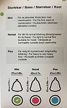 Menstruationstasse mittel blauer Saphir - Menskopp Intimate Care Normal — Bild N2