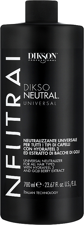 Neutralizer für das Haar mit Goji-Beere - Dikson Dikso Neutral Universal Neutralizer — Bild N1