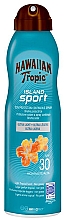 Düfte, Parfümerie und Kosmetik Ultra leichtes Sonnenschutzspray für den Körper mit tropischem Duft Sport SPF 30 - Hawaiian Tropic Island Sport Ultra Light Spray SPF 30
