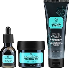 Gesichtspflegeset - The Body Shop Pamper & Purify Himalayan Charcoal Skincare Gift Christmas Gift Set  — Bild N2