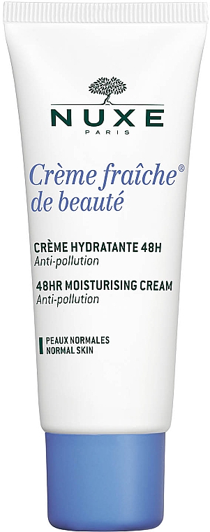 Anti-Luftverschmutzung Feuchtigkeitscreme für normale Gesichtshaut - Nuxe Creme Fraiche de Beaute Moisturising Cream 48H — Bild N1