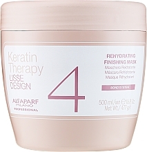 Feuchtigkeitsspendende Haarmaske mit Keratin - Alfaparf Lisse Design Keratin Therapy Rehydrating Mask — Foto N7
