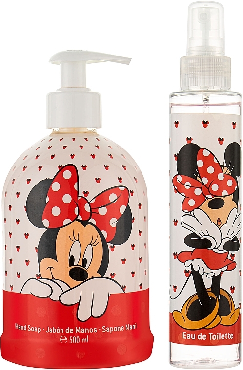 EP Line Disney Minnie Mouse - Duftset für Kinder (Eau de Toilette 150ml + Flüssige Handseife 500ml) — Bild N2