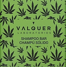 Düfte, Parfümerie und Kosmetik Festes Shampoo mit Hanföl - Valquer Shampoo Bar With Cannabis Extract & Hemp Oil