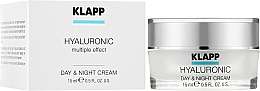 Tages- und Nachtcreme für das Gesicht - Klapp Hyaluronic Day & Night Cream (Mini) — Bild N2