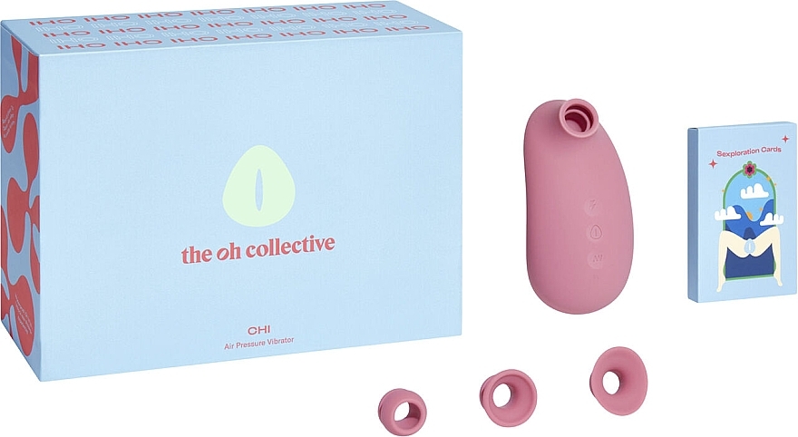 Vakuum-Klitoris-Stimulator rosa - The Oh Collective Chi Cashmere Rose  — Bild N3