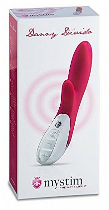 Stimulierender Klitoris-Vibrator pink - Mystim Danny Divido Naughty Pink — Bild N3