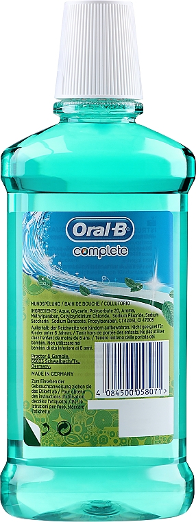 Mundspülung - Oral-B Complete Fresh Mint Mouthwash — Bild N2