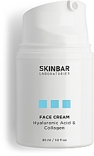 Feuchtigkeitsspendende Gesichtscreme mit Hyaluronsäure und Kollagen - SKINBAR Hyaluronic Acid & Collagen Face Cream — Bild N3