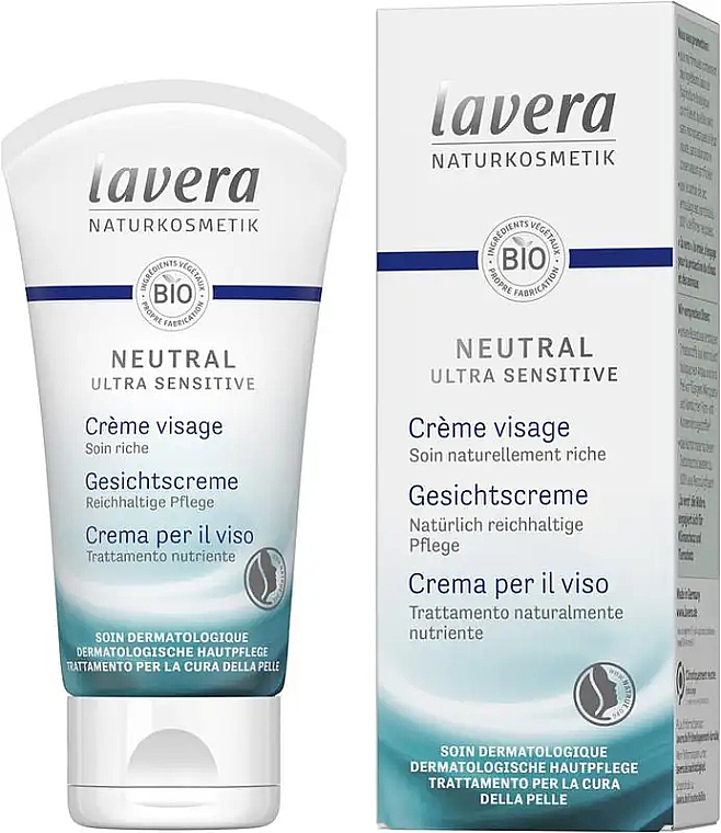 Gesichtscreme mit Süßholzwurzel - Lavera Neutral Ultra Sensitive Face Cream — Bild N1