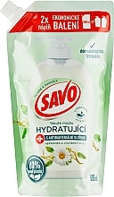 Flüssige Handseife Kamillen- und Jojobaöl - Savo Liquid Handwash Chamomile & Jojoba Oil (Refill)  — Bild N1