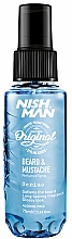 Parfümiertes Spray zur Bart- und Schnurrbartpflege - Nishman Beard & Mustache Perfumed Spray Genius — Bild N1