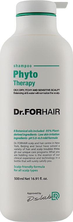 Phytotherapeutisches Shampoo für empfindliche Kopfhaut - Dr.FORHAIR Phyto Therapy Shampoo — Bild N5