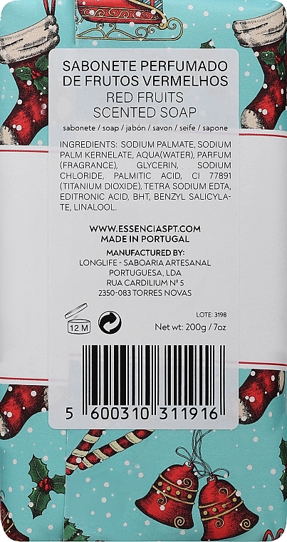 Natürliche Seife - Essencias De Portugal Red Fruits Scented Soap — Bild N2