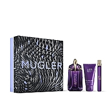 Düfte, Parfümerie und Kosmetik Mugler Alien  - Duftspray (Eau de Parfum 60 ml + Eau de Parfum 10 ml + Körperlotion 50 ml) 