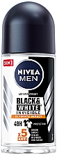 Düfte, Parfümerie und Kosmetik 5in1 Deo Roll-on Antitranspirant - Nivea Men Black & White Invisible Ultimate Impact 5in1 Roll-On