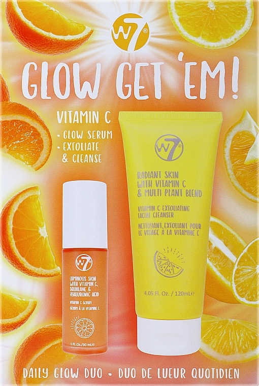 Gesichtspflegeset - W7 Glow Get 'Em Vitamin C Gift Set  — Bild N1