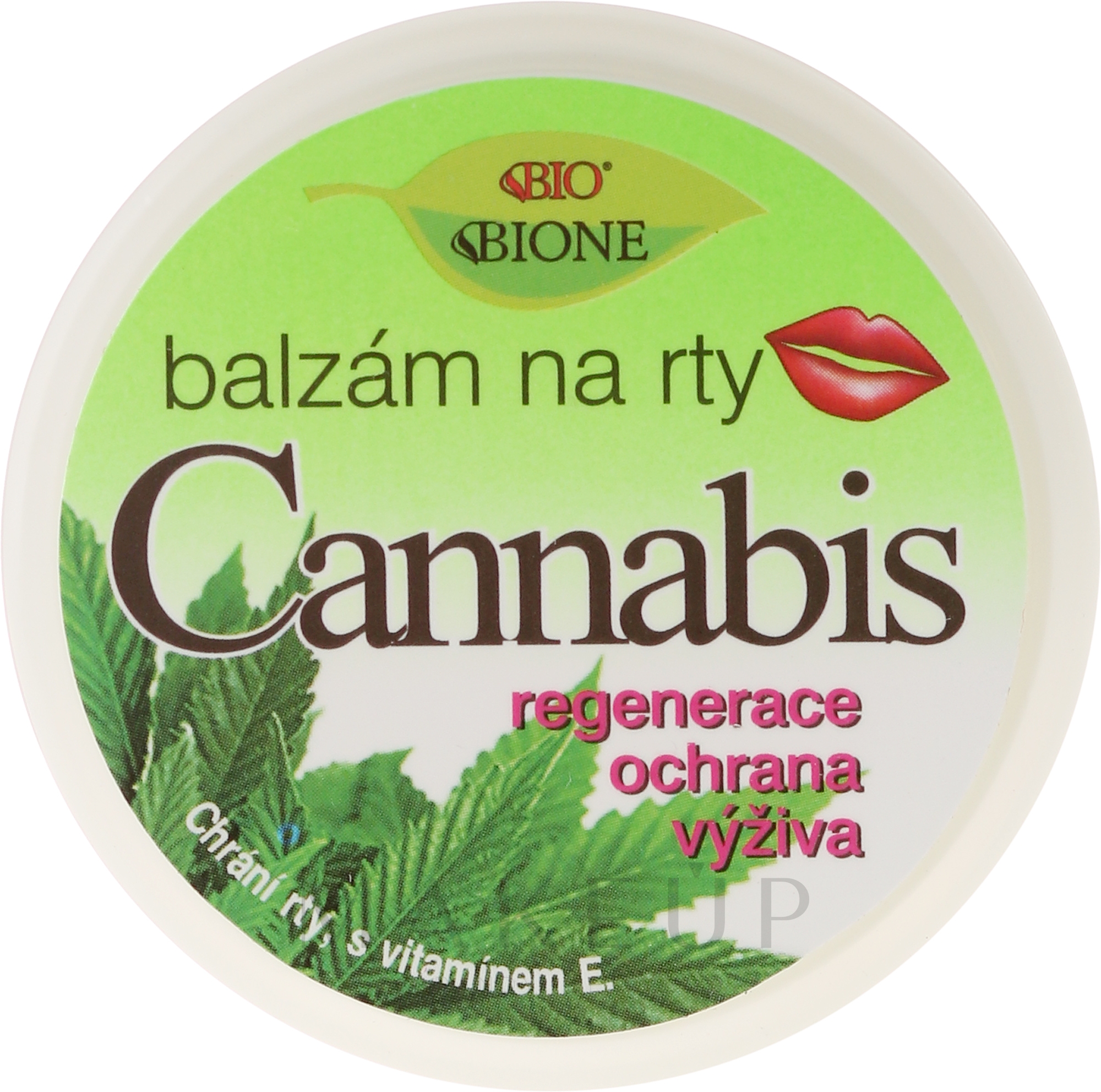 Lippenbalsam mit Hanföl, Vitamin E und UV-Schutz - Bione Cosmetics Cannabis Lip Balm with UV Filter and Vitamin E — Bild 25 ml