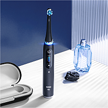 Austauschbare Zahnbürstenköpfe für elektrische Zahnbürste schwarz 4 St. - Oral-B iO Ultimate Clean — Bild N9