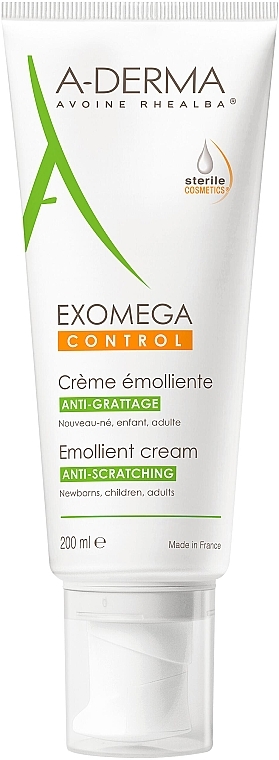 Weichmachende Körpercreme - A-Derma Exomega Control Emollient Cream Anti-Scratching