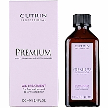 Düfte, Parfümerie und Kosmetik Ölbehandlung für normales und gefärbtes Haar - Cutrin Premium Protein Oil Treatment For Fine And Normal Color Treated Hair