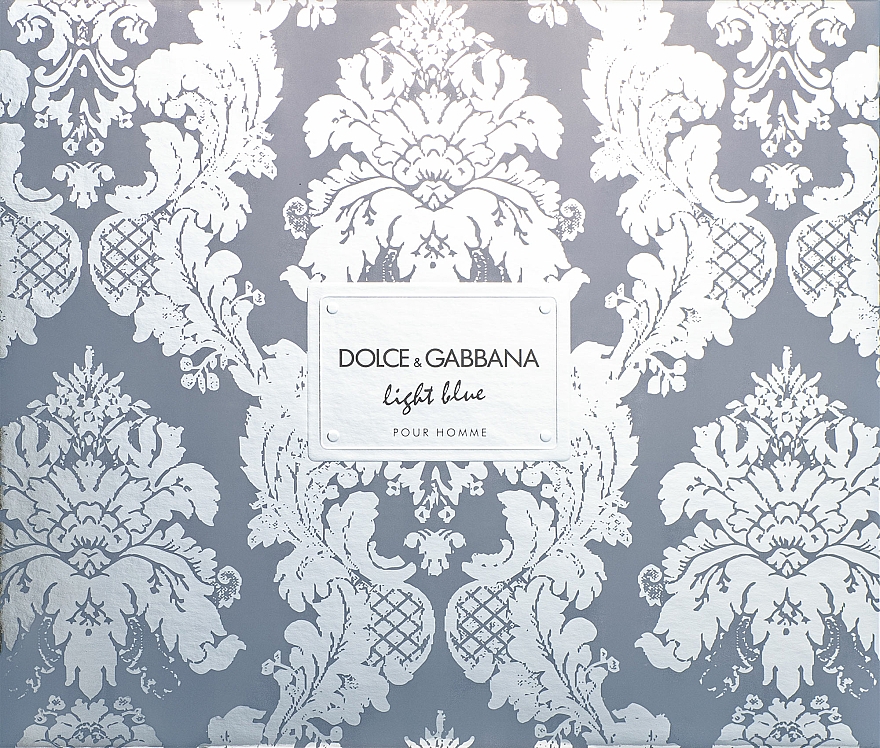 Dolce&Gabbana Light Blue Pour Homme - Duftset (Eau de Toilette 125ml + Duschgel 50ml + After Shave Balsam 50ml) — Bild N1