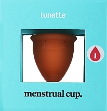 Menstruationstasse Modell 1 orange - Lunette Reusable Menstrual Cup Orange Model 1 — Bild N2