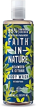Düfte, Parfümerie und Kosmetik Detox-Duschgel mit Algen und Zitrusfrüchten - Faith In Nature Seaweed & Citrus Body Wash