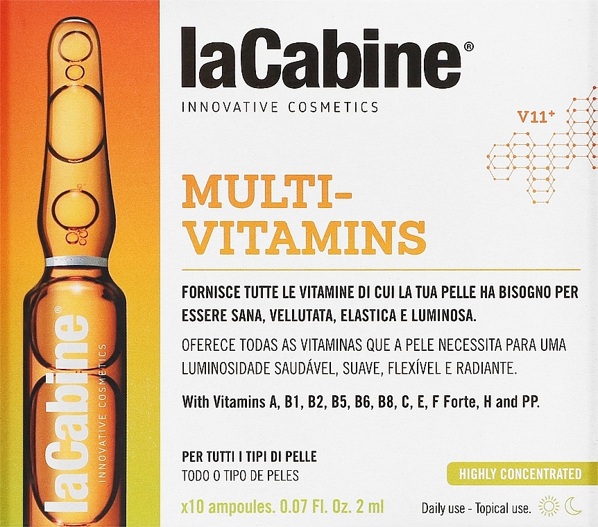 Gesichtsampullen Multivitamine - La Cabine Multivitaminas Ampoules — Bild N2