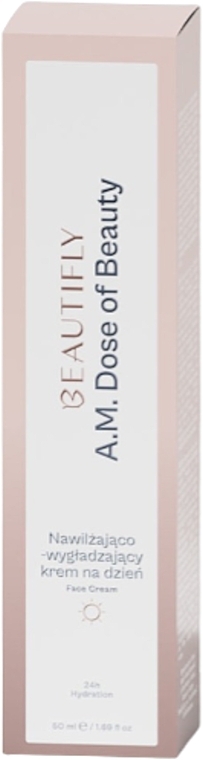 Feuchtigkeitsspendende Tagescreme für das Gesicht - Beautifly A.M. Dose Of Beauty Face Cream  — Bild N2