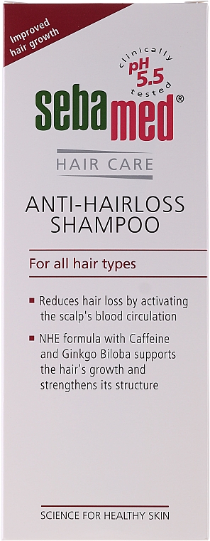 Shampoo gegen Haarausfall - Sebamed Classic Anti-Hairloss Shampoo — Bild N4