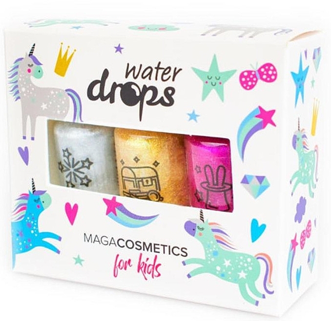 Nagellack-Set für Kinder Alice im Land des Glanzes - Maga Cosmetics For Kids Water Drops — Bild N1